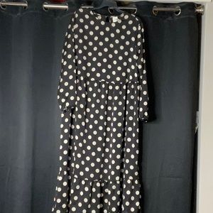 Maxi long sleeve dress